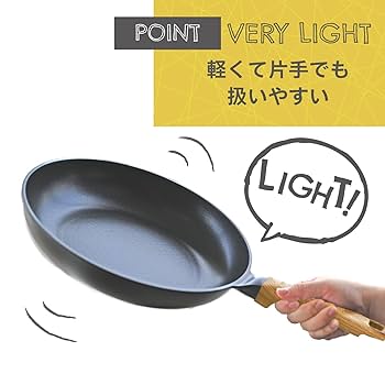 Amazon | every U. 軽量強化フライパン DAIKIN silkwear ガス火